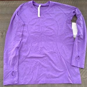 Lululemon!  Purple Long Sleeve Crew BRAND NEW